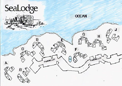 Map of Sealodge Resort buildings